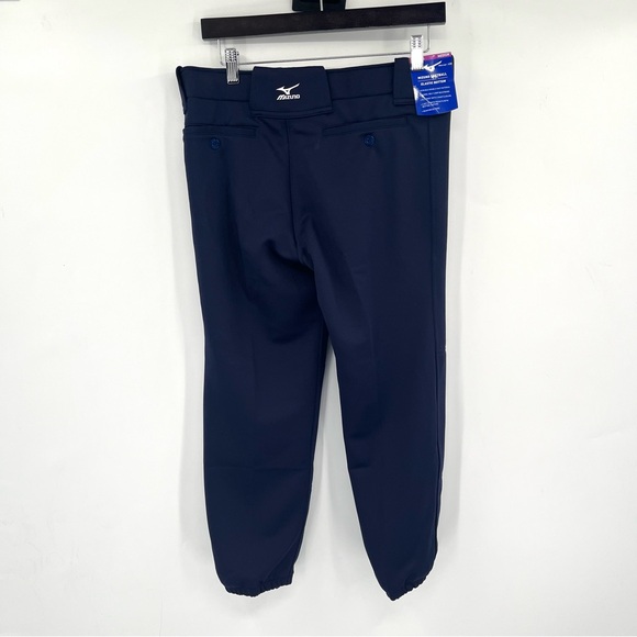 MIZUNO Belted Softball Pants Navy Blue 350150 Women's Lg Stretch Elastic Bottom - Picture 6 of 11